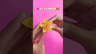 How to make paper flower🌼 #shorts #artshorts #papercraft #diycrafts #diy #art #craft #youtubeshorts