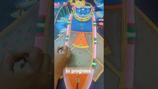 Canvas Painting l Shrinathji Bhagwan l Acrylic Colours l Painting on Canvas l short video l Thakurji