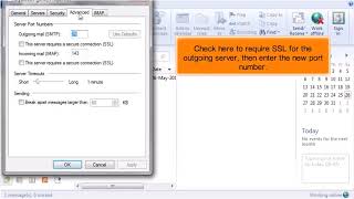 Windows Live Mail: How to Configure Custom Ports