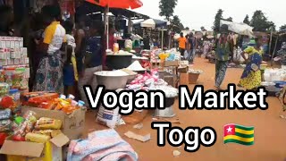 Vogan rural market day where you can buy cheap food stuffs in Togo  / Togo vlog