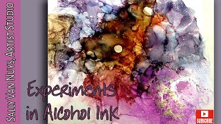 Play & Experiment with Alcohol Inks | Using Duralar & Yupo