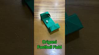 Origami Football Field #soccer #football #futebol #sports #origami #dobradura