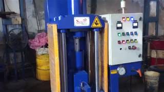 SBRS-Santec Group make Hydraulic Metal Briquetting Machine Model 60 Ton