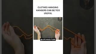 Top 6 Brilliant uses for clothes hangers !!✨💡 #lifehacks #shortsfeed #viral #shorts