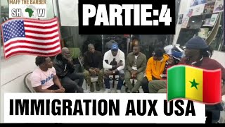 MAFF THE BARBER show: Theme( immigration)"integration dans la societe americaine" Partie 4