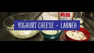 Making Yoghurt Cheese or Labneh