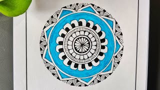 Mandala Art For Beginners | Mandala Art For Beginners Step By Step | #inkbymishty