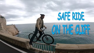 Safe ride on the cliff