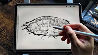 How to draw meteor crater - Easy Drawing Tutorial