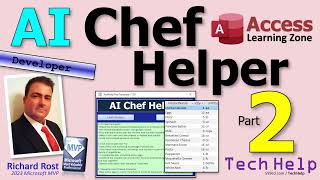 Integrate OpenAI (ChatGPT) for Recipe Ideas into the Microsoft Access Chef's Kitchen Helper, Part 2