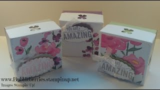 Stampin' Up! Painted Blooms Gift Box