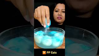 Cotton candy flavoured Rasgulla ASMR #mukbang #eattingsounds #asmreating