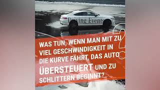 Auto übersteuert - Was tun? Sicher durch den Winter fahren mit SIXT