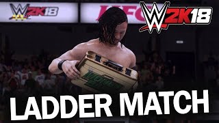 WWE 2K18 : 4 MAN LADDER MATCH (Nakamura, Big E, Razor , Shawn Michaels) [NO COMMENT]