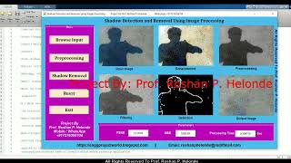 Shadow Detection and Removal Using Image Processing | Shadow Removal Using Matlab Project