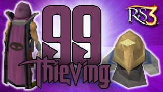 RuneScape 3: Leveling 99 Thieving - 14th Skillcape! - Professional robber!! :3 (with Emote) [HD]