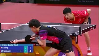 Ma Long vs Lin Gaoyuan | MS-QF | 2023 Asian Championships