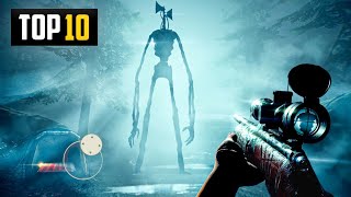 Top 10 Best Offline HORROR Games for Android | 2024 HD Graphics