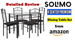 Dining Table 4 Seater | Amazon Dining Table 4 Seater Review | Metal Dining Table