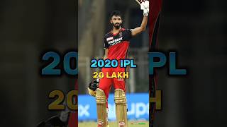 DEVDUTT PADIKKAL IPL SALARY❤ #ipl #shortvideo #viral #devduttpakikkal #shorts  #iplsalary #trending