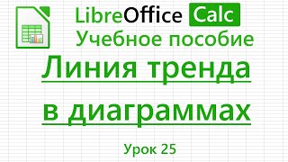 LibreOffice Calc. Урок 25. Линия тренда в диаграммах. | Работа с таблицами