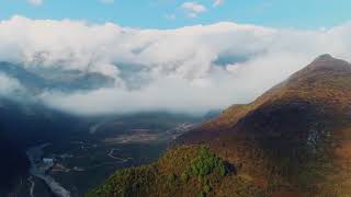 Meigu village county  liangshan  sichuan village photography background scenery video background