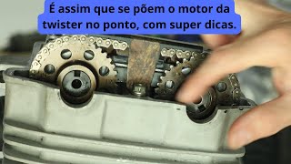 É assim que se põem o motor da twister no ponto com super dicas.