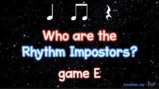 Rhythm Impostor: Game E