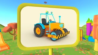 Leo and Cars: games for kids - Build a Road Roller