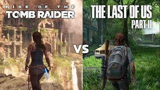 Rise of the Tomb Raider VS The Last of Us 2 Direct Comparison