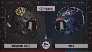 Week 1 | Kennesaw State (0-0) vs. UTSA (0-0) | NCAA 25 Simulation