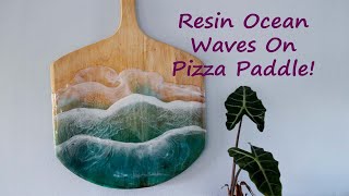 Watch Me Resin: Ocean Pizza Paddle