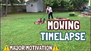 Mowing Time Lapse That Gives You Motivation