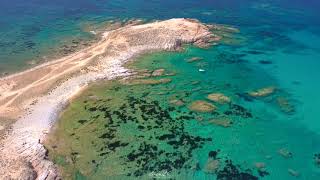 Capo Pecora & Spiaggia delle uova (Arbus Sardinia) aerial drone