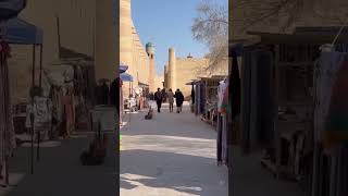 See a row of graves inside Khwarazm Fort | #uzbekistan #khiva #youtubeshorts #trending