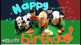 Happy birthday from Crafty Ponies!