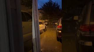 Typical Colorado storm ⛈️ ☔️ #hail #lightning #thunderstorm #colorado #nature #shorts #viral