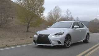 New 2014 Lexus IS Sedan on the Road