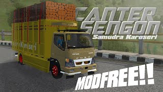 MOD BUSSID FREE || CANTER SENGON V1