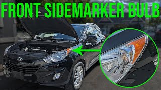 How to Replace Front Side marker Light Bulb - Hyundai Tucson (2010-2015)