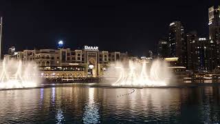 Dubai fontain show, November 2023