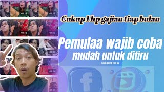 Coba kalian contoh reaction vidio seperti ini ‼️ Cukup 1 hp udah bisa monetisasi