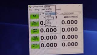 Testing The Speed Of My Samsung 960 PRO NVME SSD Drive On Crystal Disk Mark To See The Speed On AMD