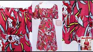 Diy - Vestido ciganinha drapeado no busto MODA MOLDES - aula 382