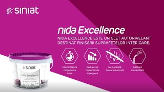 NIDA Excellence | Glet autonivelant, destinat finisării suprafețelor interioare