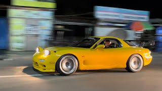 WILD NIGHT WITH THE RX7!