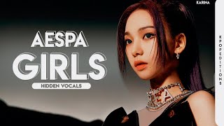 Aespa (에스파)  – GIRLS | Hidden Vocals Harmonies & Adlibs