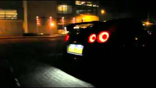 KR R35 GTR Ecutek RaceROM 4 "pop pop bang" vid 2 with flames