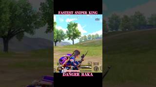 FASTEST😈  DOUBLE SNIPER KING 👑 PUBG BGMI | DANGER RAKA🔥#shorts #short #viral #sniper #trending #pubg