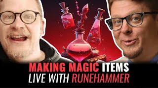 Craftin' Magic Items Ft. @Runehammer1  LIVE FROM JEFFCON - The Final Mace